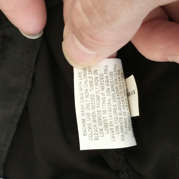 NWT IZod  Black flat front husky fit straight leg dress slacks sz 20 - Picture 8 of 13